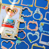 相框贴纸画幼儿园成长手册diy相册宝宝档案手工制作装 饰材料素材