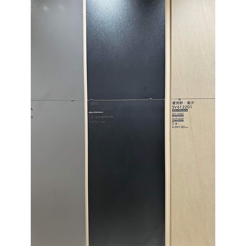 600X1200糖果釉半抛莫兰迪瓷砖灰色质感地砖别墅民宿门店仿古墙砖