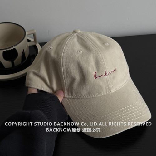 BACKNOW原创韩版显脸小棒球帽