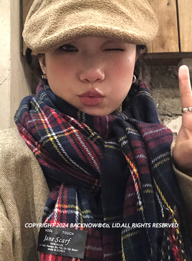 BACKNOW2026新款围巾女冬季百搭