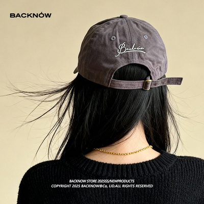 大头大脸显脸小BACKNOW棒球帽