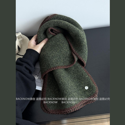 纯色仿羊绒加厚百搭显白围脖围巾