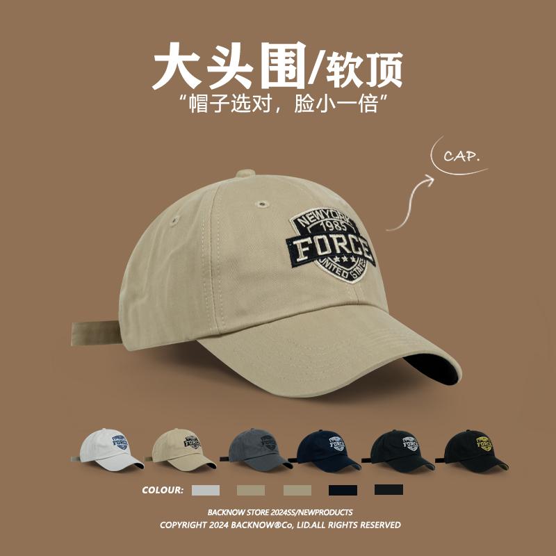 BACKNOW户外休闲大头围鸭舌帽