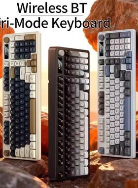 98 key Wireless Keyboard BT/2.4g/Wired无线蓝牙三模游戏键盘