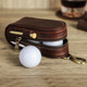 Pouch Bags Travel Case Golf Ball Portable Waist leather Box