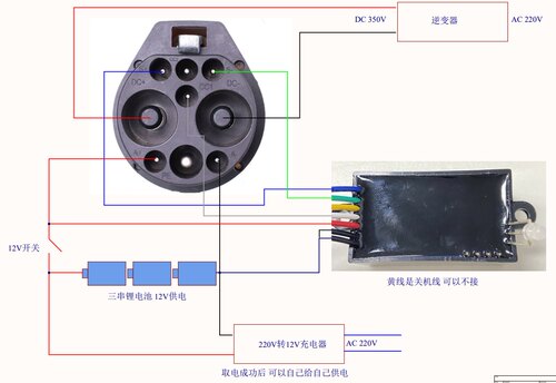 从车取电协议板大众ID特斯拉比亚迪国产电动9孔取电q群522893717