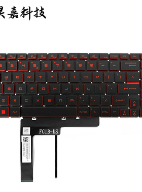 适用微星 MSI Katana 17 B11U B11UCX MS-17L2 笔记本键盘 红色
