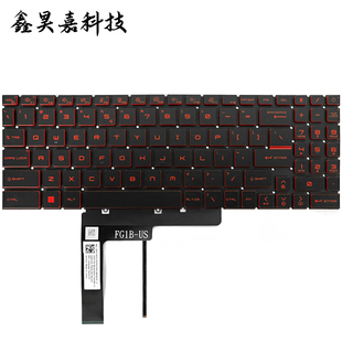 适用微星 MSI GF76 11UC 11UD 11UE 11UG 11SC MS-17L1 17L2 键盘