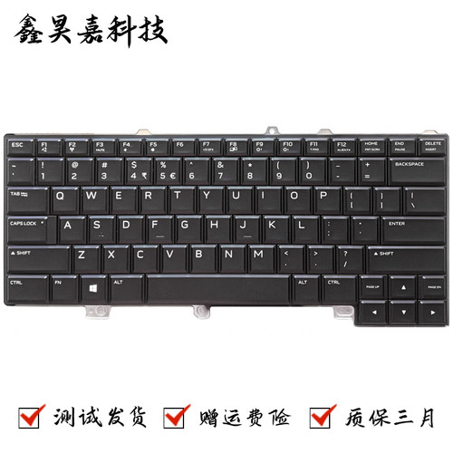 适用戴尔 Dell Alienware 15 R3 R4 P69F 笔记本键盘 13 R3 P81G