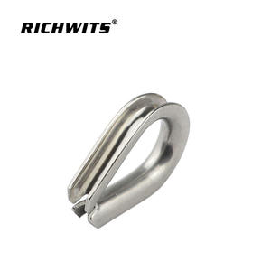 不锈钢304 316 欧式套环 鸡心环 钢丝绳保护环 羊眼圈 马眼保护套