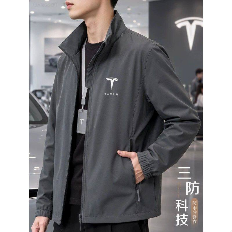 防水防风冲锋衣工作服夹克外套印logo企业4s店团建秋冬工装男