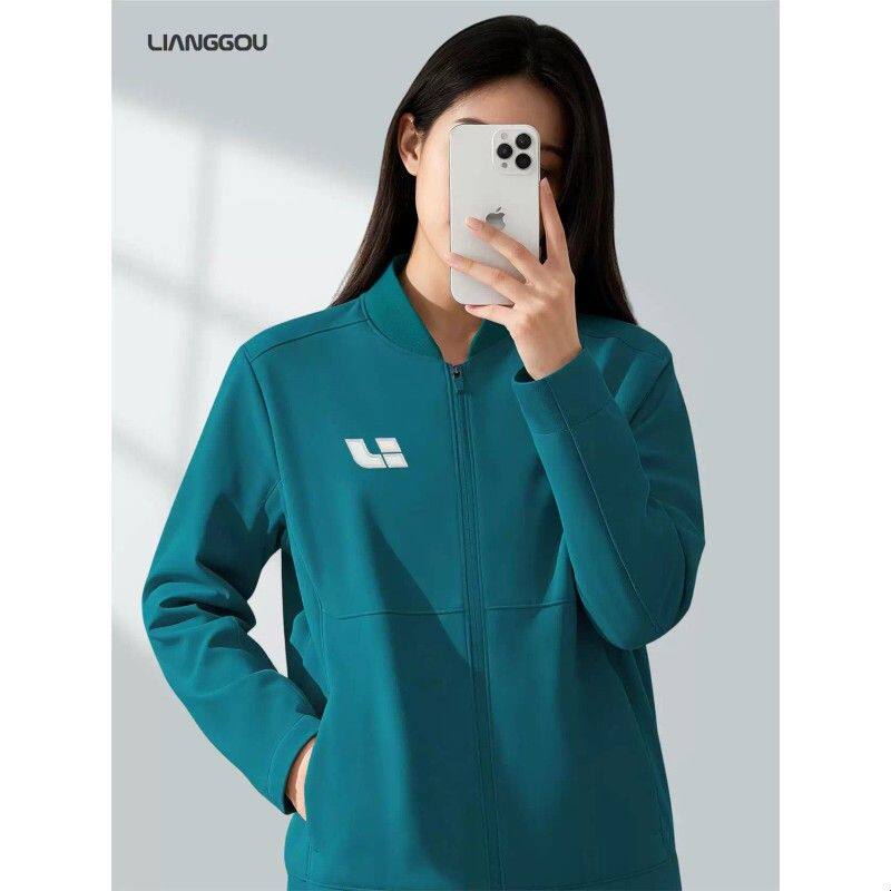 理想绿重磅软壳冲锋衣工作服定制企业团体秋冬防水夹克外套印logo