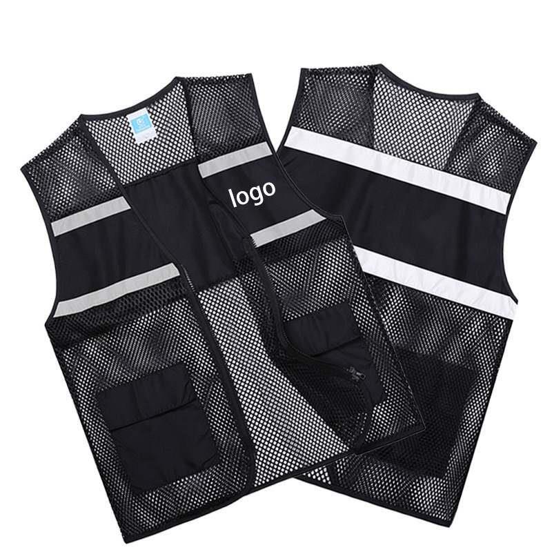 工作服马甲定制logo网状