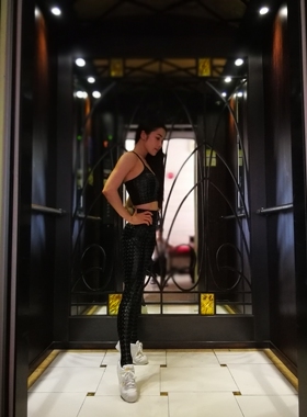 【王媛Kinki同款】Fit 塑形运动套装 无袖吊带时尚瑜伽服（现货）