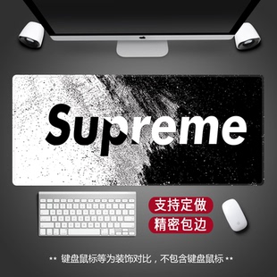 个性 游戏键盘垫 时尚 创意年轻精神潮流潮牌超大笔记本电脑鼠标垫