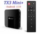 tx3 mini+Amlogic S905W2 Android 11.0  双频 WiFi Set top Box