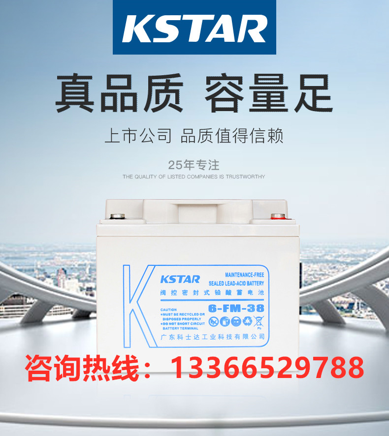 科士达6-FM-38全国包邮12V38Ah