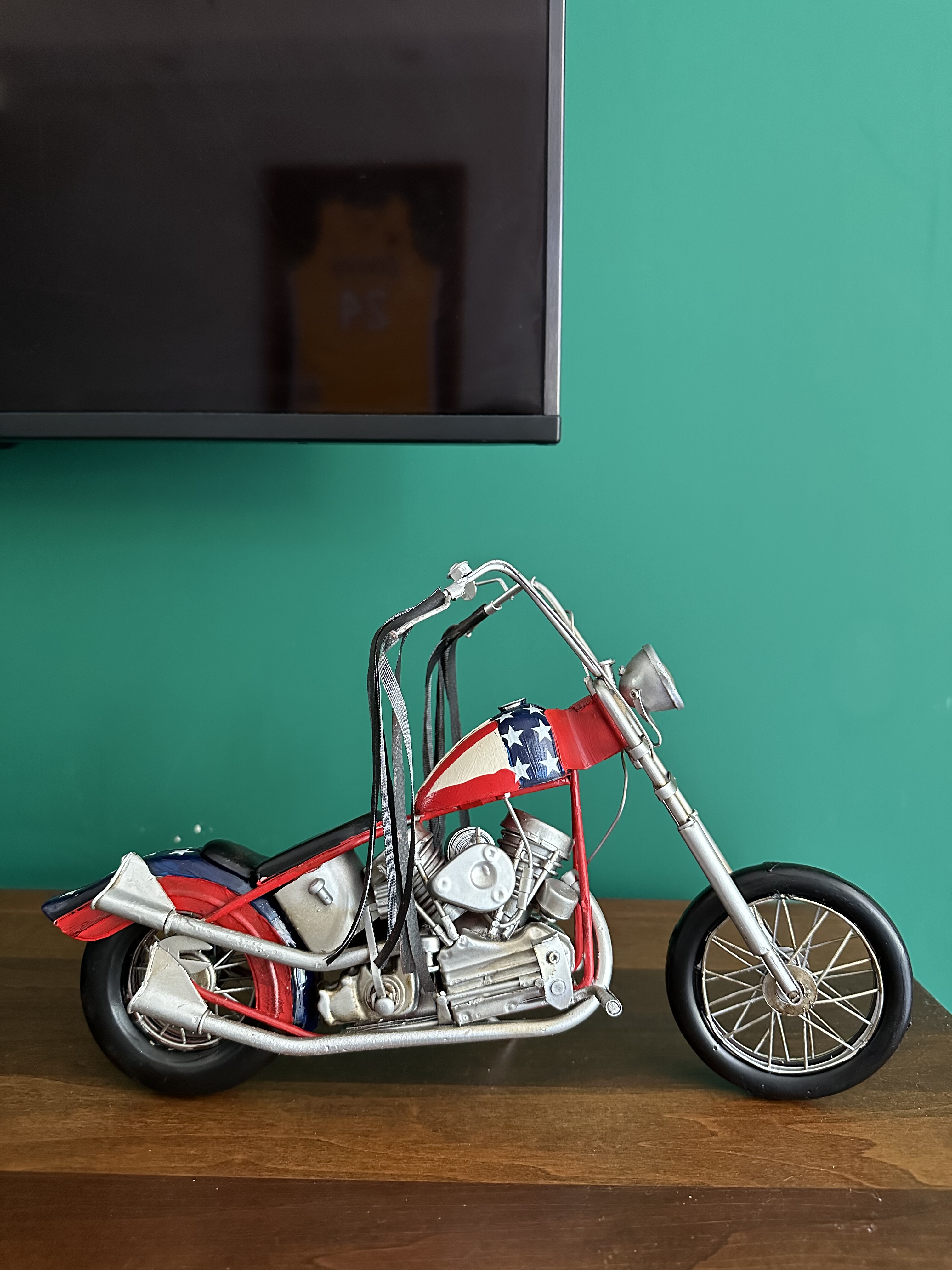 逍遥骑士Easy Rider美国队长号Captain America摩托车模型1:8