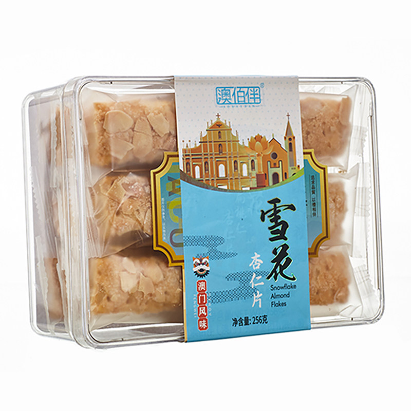 澳佰伴雪花杏仁片千层酥澳门特产手信糕点心网红零食小吃休闲食品