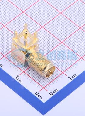 HJ-SMA113 RF射频同轴连接器 RP-SMA 内针 弯头 插件