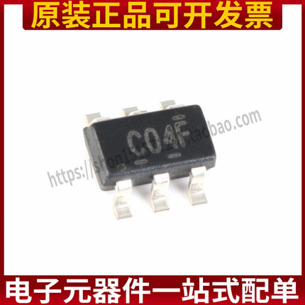 SN74LVC2G04DBVR 丝印C04* 全新原装进口 门极和反相器 SOT23-6
