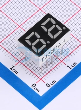LED数码管 FJ2281AH 插件 2位 红色 共阴极 原装 电子元器件配单