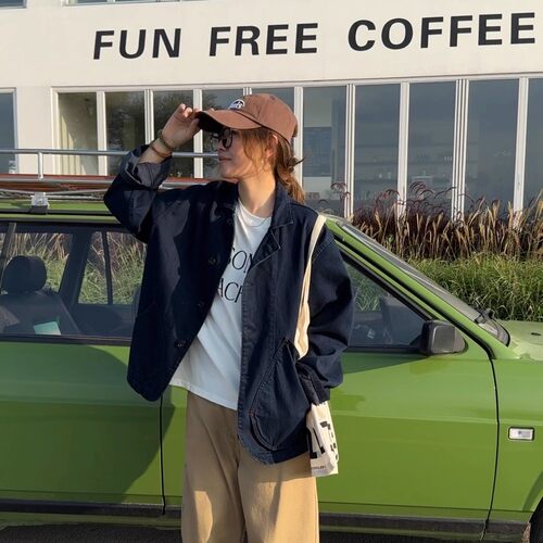 iamstudio 全网毒家3200成衣水洗做旧 日潮感休闲西服牛仔外套