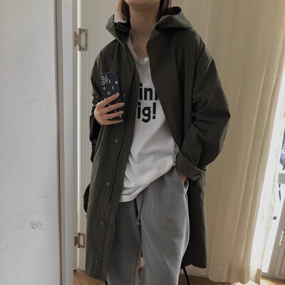 iamstudio 经典返场口碑款 高品质简约长款风衣现货秒发返场