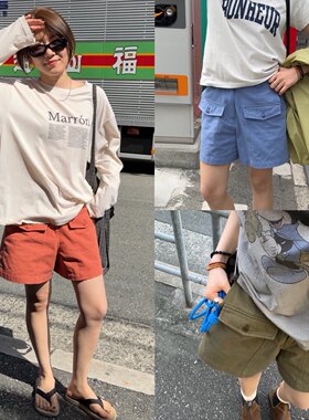 iamstudio 城市户外风 8953夏季山系感显瘦休闲短裤 梨形身材友好