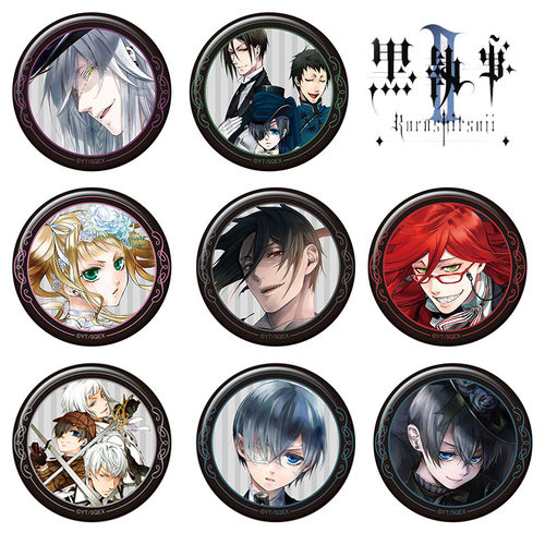 黑执事Black Butler动漫徽章58mm胸章二次元周边吧唧定制海报挂件
