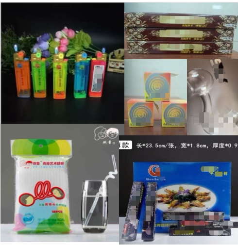 诺曼贵族砂轮式静音一次性小火充气锡纸吸管创意个性潮防爆打火机