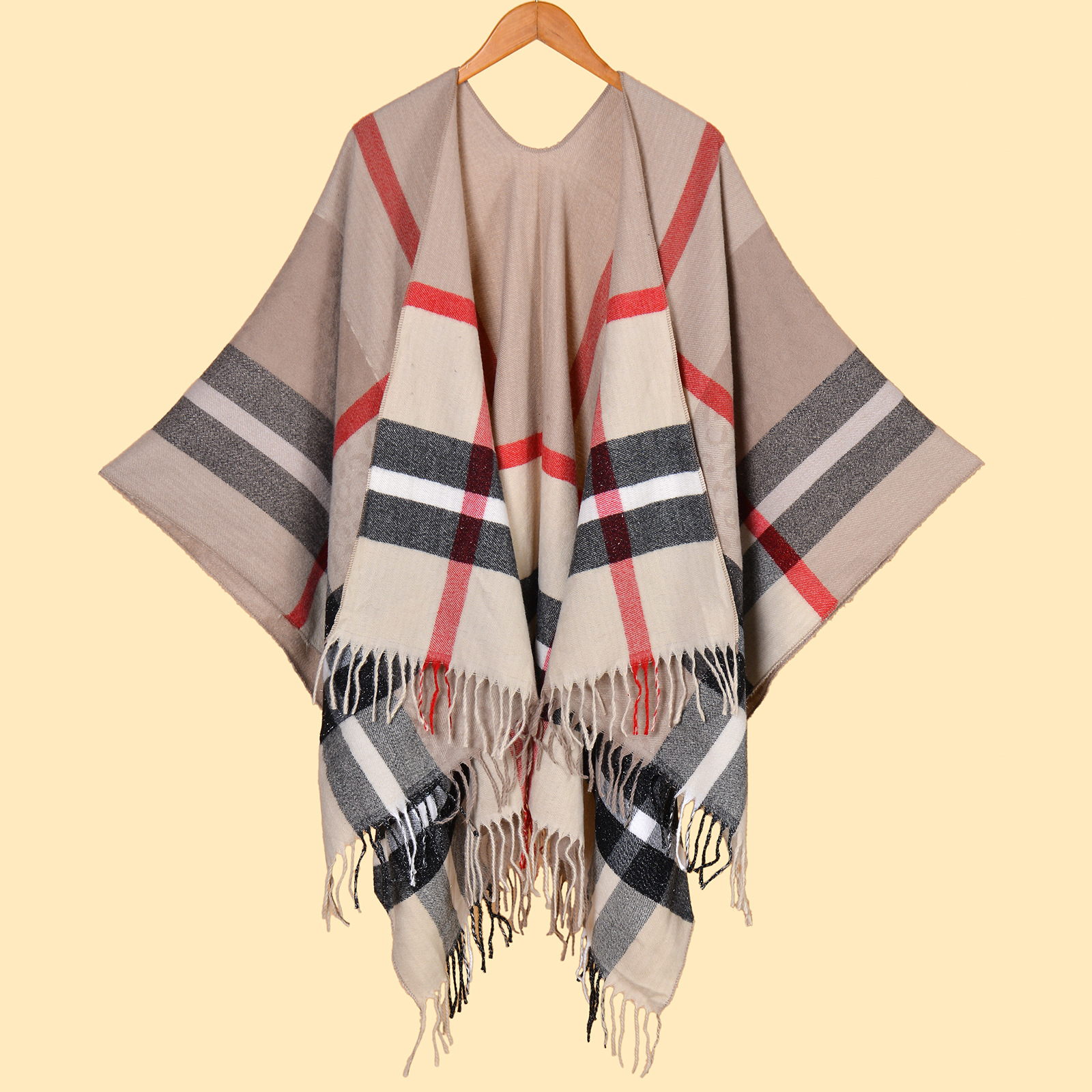 Ladiesplaidleopardprintsh