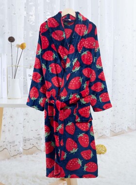 Christmasprintedbathrobeco