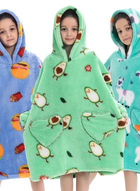 Blanket Hoodie Wearable Blanket Sportswear Oversized Warm H