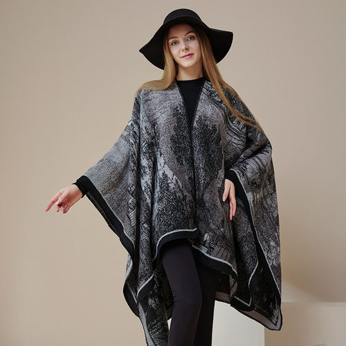 New Literature and Art Retro Shawl Women's Tourism Scarf Wo