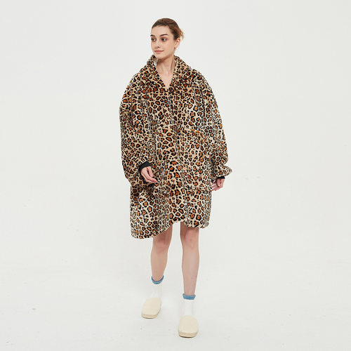 Hoodedblanketpulloverdoubl