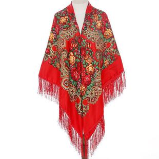 Ethnic groups large shawl with women 欧美大披肩斗篷民族风