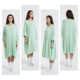women oversized top shirt extended home plain New for
