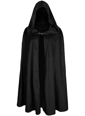 Renaissance knights wearing role-playing cloaks and Hallowe