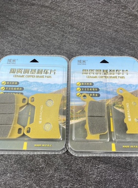 适用阿普利亚 Pegaso Strada 650 05-08年 烧结前后刹车皮 碟刹片