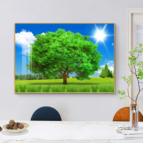 森林大树客厅餐厅装饰画