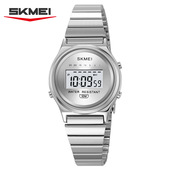 时刻美女士手表多功能超薄闹钟夜光防水休闲百搭学生倒计时腕表潮