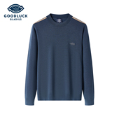 男商务休闲打底衫 毛衣 新款 羊毛衫 纯羊毛 德鲨2024秋季