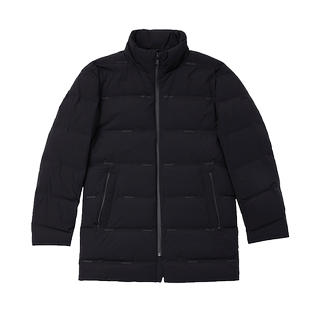 【白鸭绒】德鲨冬季新款黑色羽绒服男中青年商务男装外套