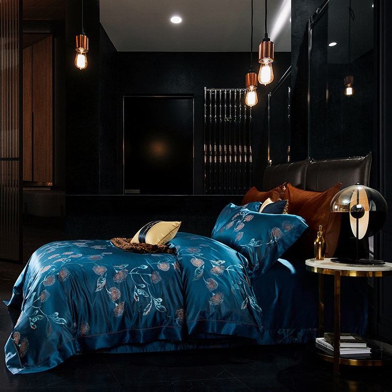 重磅真丝四件套25姆米提花婚庆被套双面100%桑蚕丝绸送礼品礼盒装,床上用品,床品套件/四件套/多件套,淘宝优惠券,粉丝福利购,淘宝优惠卷