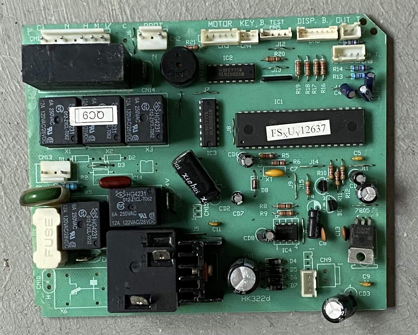 原装拆机电脑板 CL322D 主板 F0343 HK322D 控制板