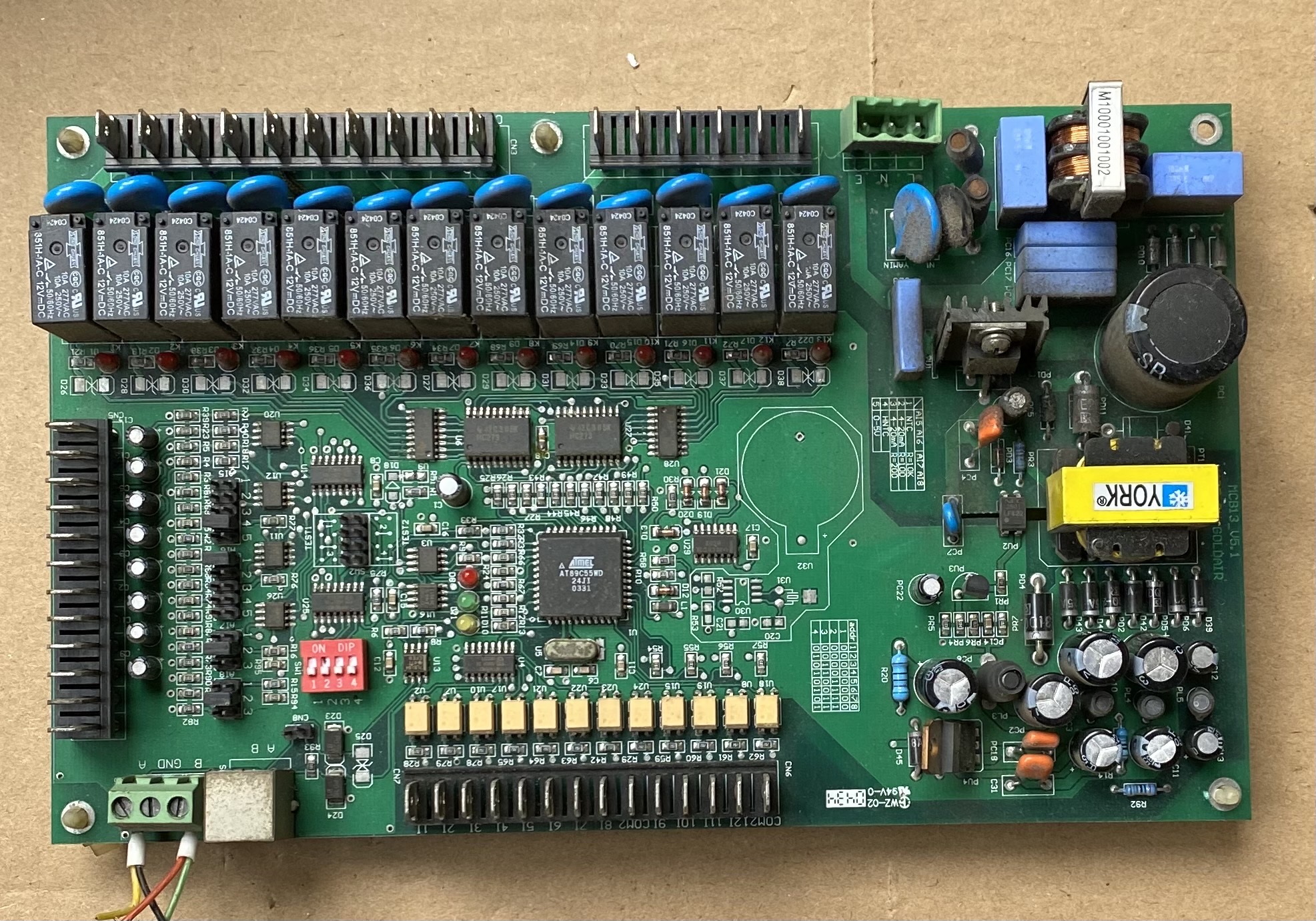 适用于GOLDAIR高迪亚 MCB13 V5.1 螺杆机 中央空调 控制板 电脑板