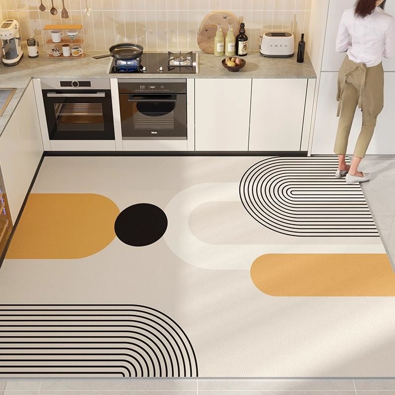厨房地垫防滑防油可擦免洗脚垫专用防水整铺皮革地毯2025新款定制,居家布艺,厨房地垫,淘宝优惠券,粉丝福利购,淘宝优惠卷