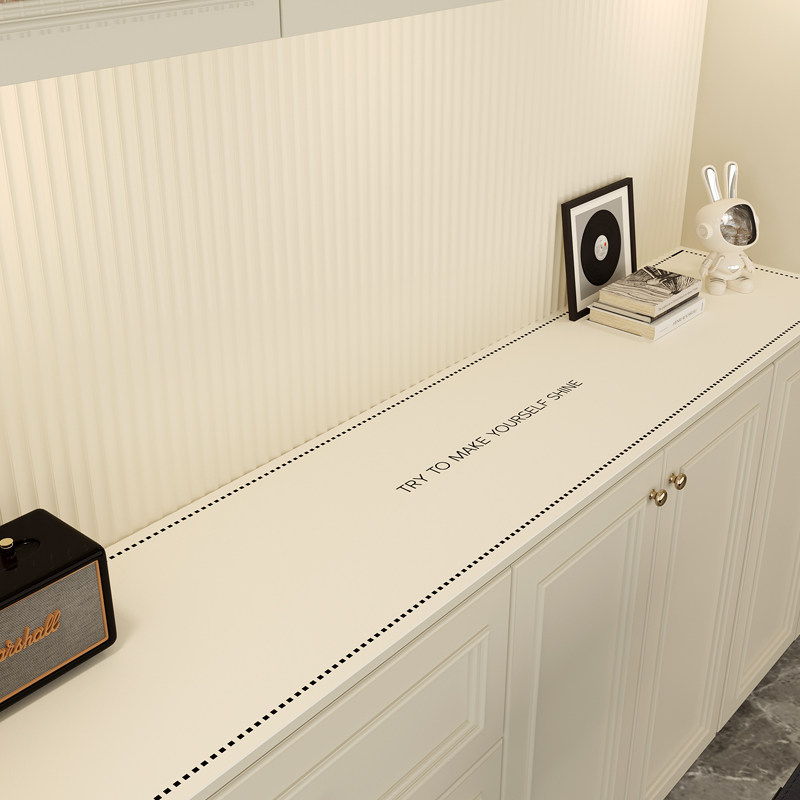 2025新款餐边柜桌垫现代简约防水防烫高级感电视柜鞋柜垫子保护垫,居家布艺,桌布,淘宝优惠券,粉丝福利购,淘宝优惠卷