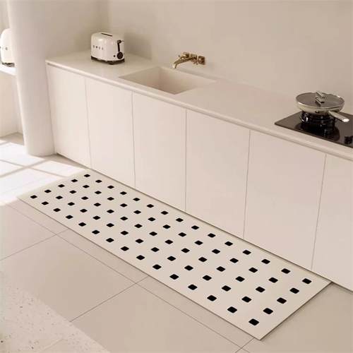 厨房地垫皮革家用防油防水脚垫子